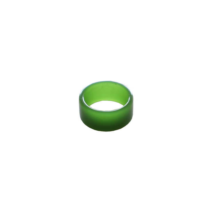 THICK BAND JADE RING