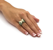 14K GOLD & JADE BUTTERFLY RING